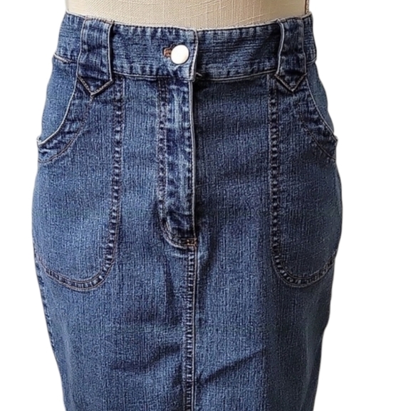 Chico's Jean Skirt - Picture 2 of 4